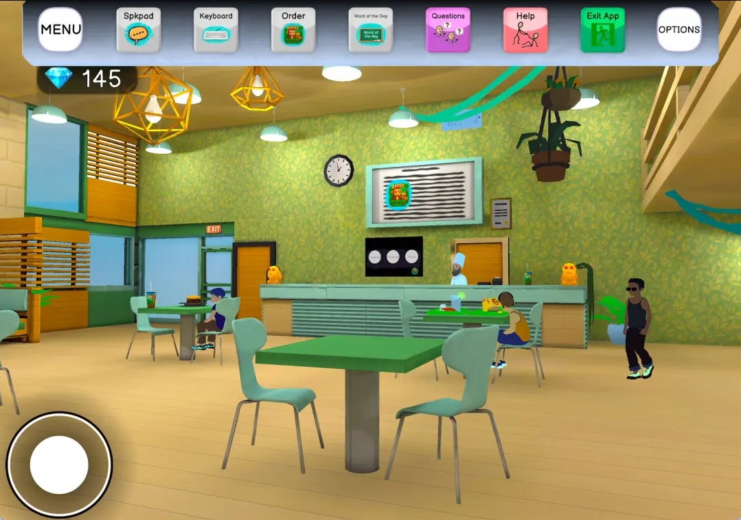 3D interactive restaurant environment from Spkeasy